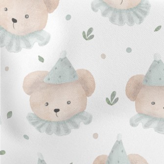 Cute Teddy Bear Toy Lightweight Cotton Poplin