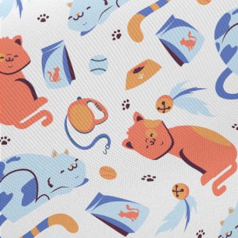 Lazy Pet Cat Midweight Cotton Poplin