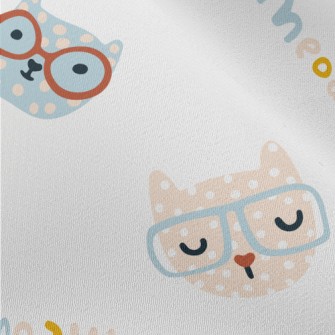 Cat With Colored Glasses Chiffon