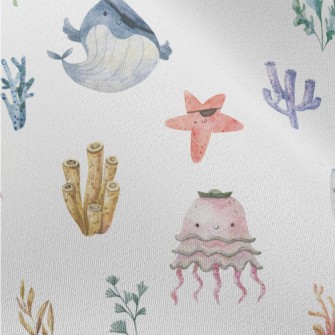 Sea Creatures Pirates Chiffon