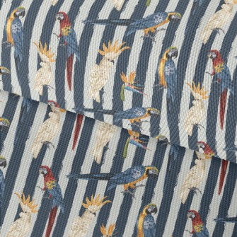 Realistic Hand Drawn Parrot Waterproof Oxford