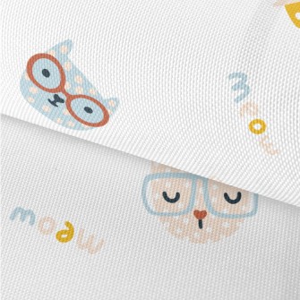 Cat With Colored Glasses Waterproof Oxford
