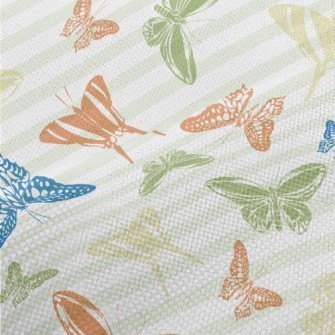 Flying Colorful Butterflies Performance Linen