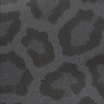 Black And Gray Leopard Print Twill