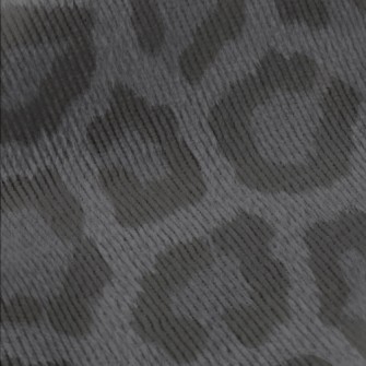 Black And Gray Leopard Print Standard Corduroy