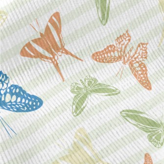 Flying Colorful Butterflies Standard Corduroy