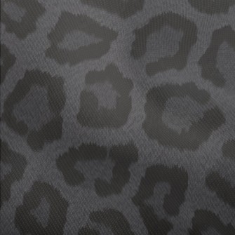Black And Gray Leopard Print Dobby