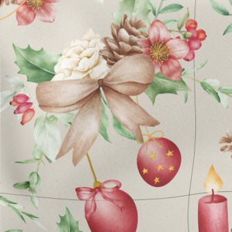 Beautiful Christmas Decoration Stretch Ponte