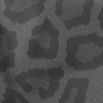 Black And Gray Leopard Print Stretch Ponte