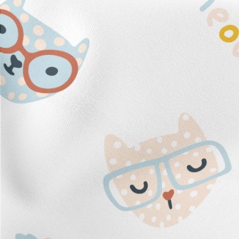 Cat With Colored Glasses Stretch Ponte