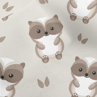 Cute Badger Baby Micro Fleece
