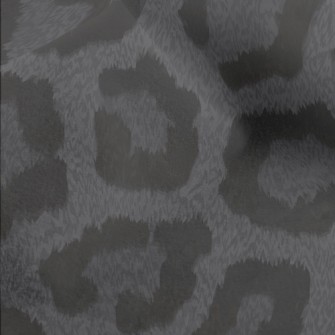 Black And Gray Leopard Print Micro Fleece