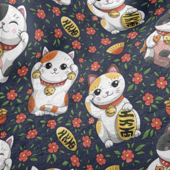 Cartoon Lucky Cat Minky