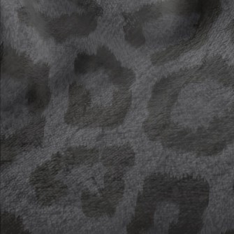 Black And Gray Leopard Print Minky