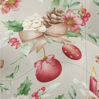 Beautiful Christmas Decoration Lightweight Performance Linen