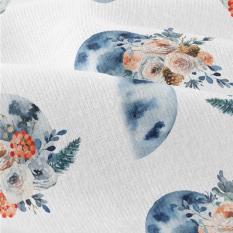 Vintage Moon And Flowers Modern Jersey