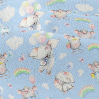 Flying Elephant And Mouse Modern Jersey