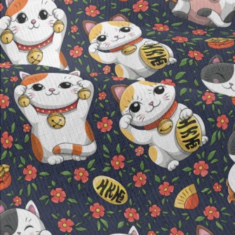 Cartoon Lucky Cat Modern Jersey