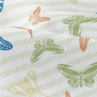 Flying Colorful Butterflies Modern Jersey