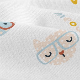 Cat With Colored Glasses Modern Jersey
