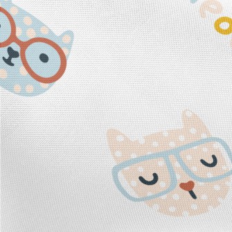 Cat With Colored Glasses Pongee