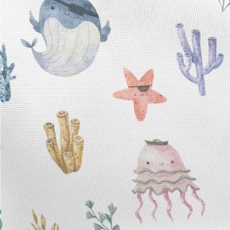 Sea Creatures Pirates Pongee