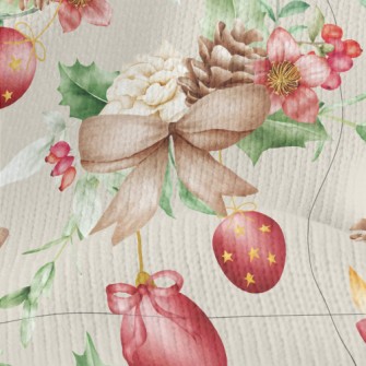 Beautiful Christmas Decoration Stretch Jersey