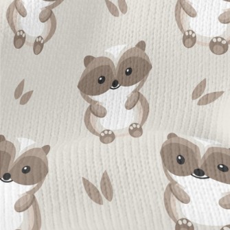 Cute Badger Baby Stretch Jersey