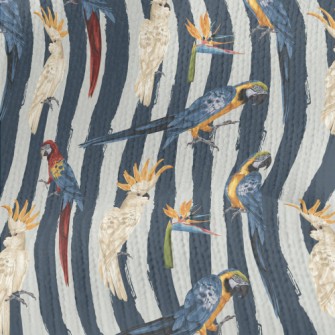 Realistic Hand Drawn Parrot Stretch Jersey