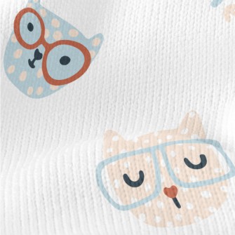 Cat With Colored Glasses Stretch Jersey