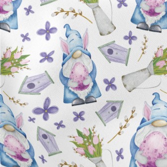 Easter Gnome Lightweight Cotton Poplin