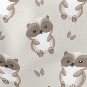 Cute Badger Baby Lightweight Cotton Poplin