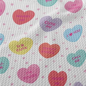 Love Love Text Birdseye Piqué