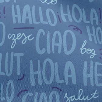 Greeting In English Chiffon