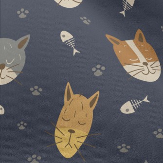 Fish Bone Kitten Chiffon