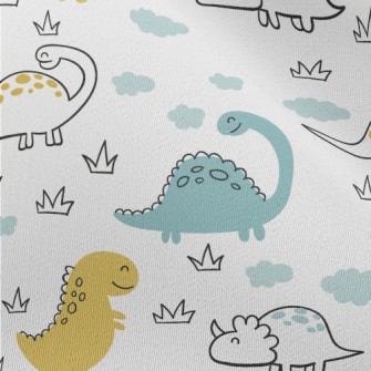 Smiling Dinosaur Chiffon