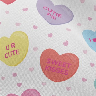 Love Love Text Chiffon