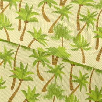 Vibrant Coconut Trees Waterproof Oxford