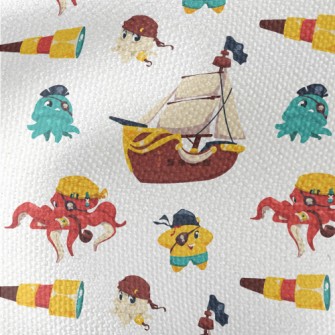 Starfish Octopus Pirate Waterproof Canvas
