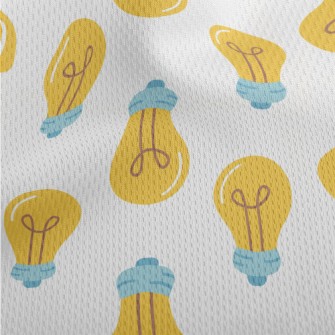 Great Invention Light Bulb Athletic Mesh Flat Back