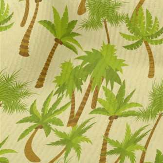 Vibrant Coconut Trees Terry