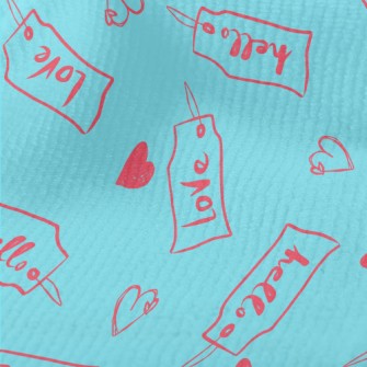Love Label Small Text Terry