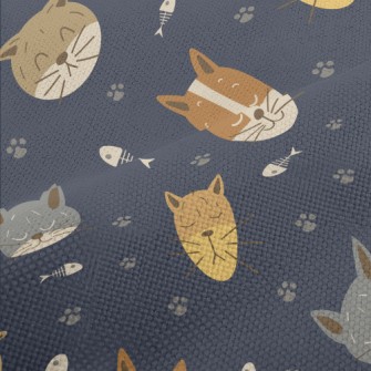 Fish Bone Kitten Performance Linen