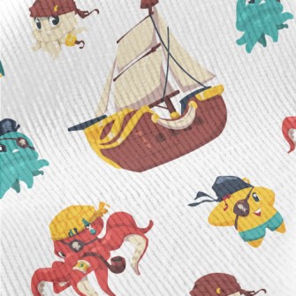 Starfish Octopus Pirate Standard Corduroy