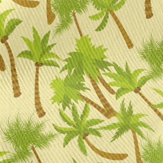 Vibrant Coconut Trees Standard Corduroy