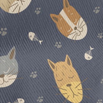 Fish Bone Kitten Standard Corduroy