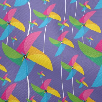 Four Color Stitching Windmill Dobby