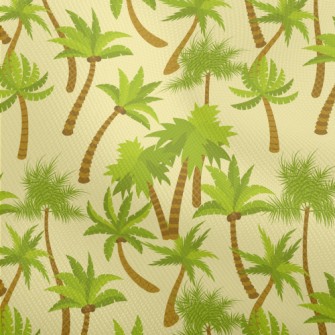 Vibrant Coconut Trees Dobby