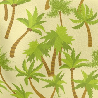 Vibrant Coconut Trees Stretch Ponte