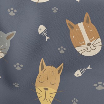 Fish Bone Kitten Stretch Ponte